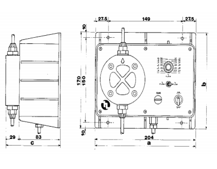  DL LIS/E dimensions