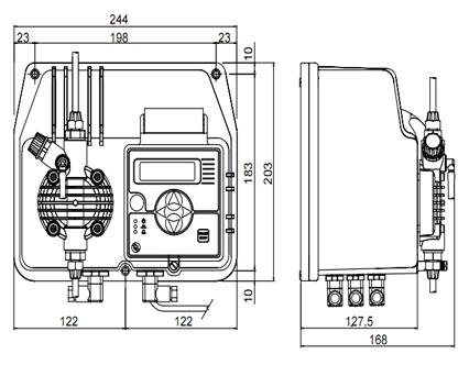 PB F dimensions